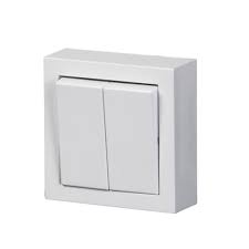 2 gang 2 way White switch