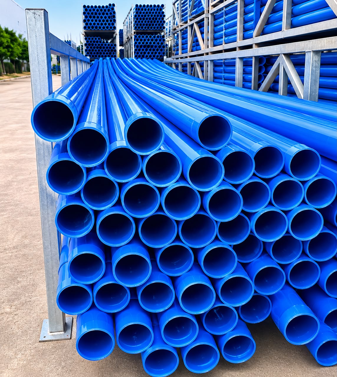 PVC 1.5" B BLUE