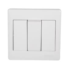 3 gang 2 way White switch
