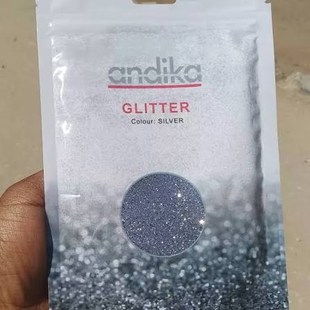 Andika Paint Glitter Silver Finish (B0100) 100 grams (PN0318)